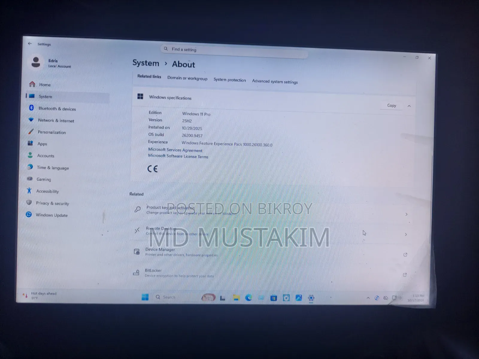Desktop Computer 16GB Intel Core i3 SSD 500GB