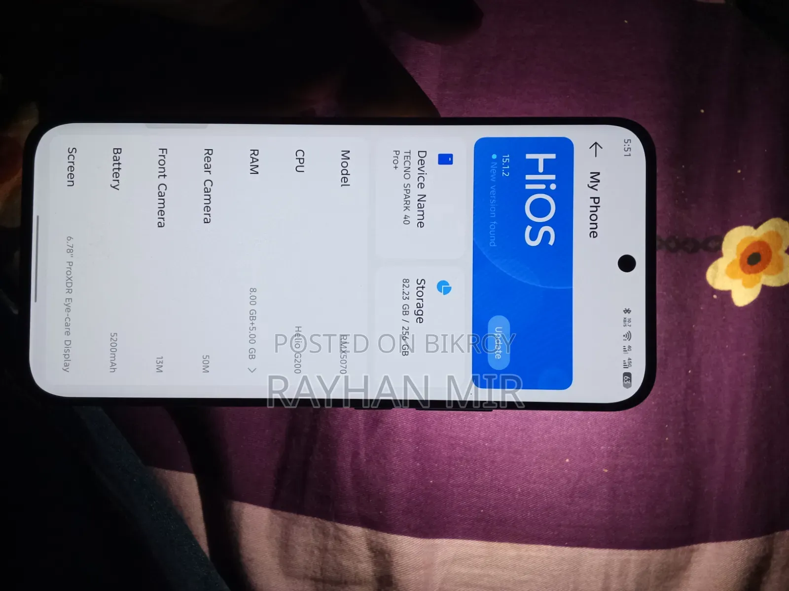 Tecno Spark 40 Pro+ 256 GB Bronze