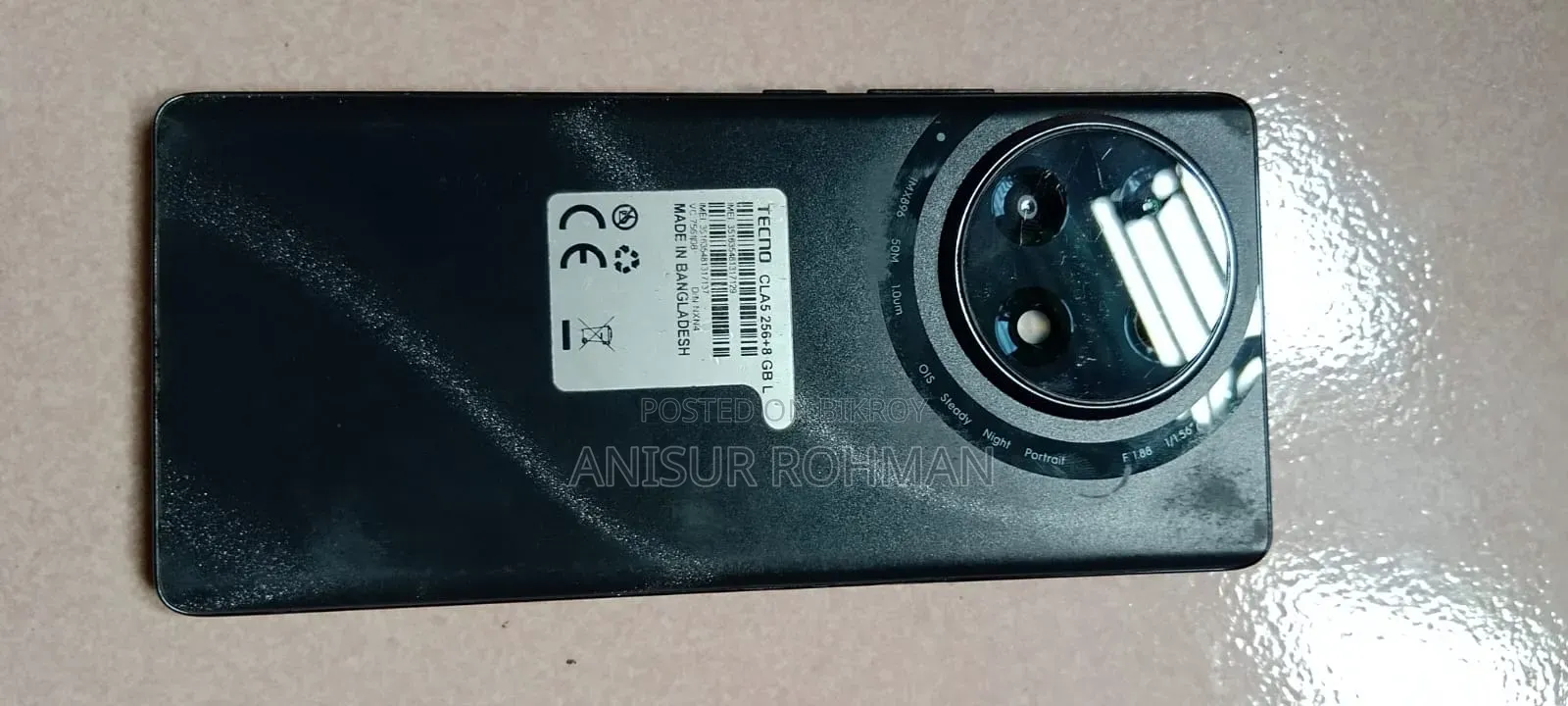 Tecno Camon 30S 256 GB Black