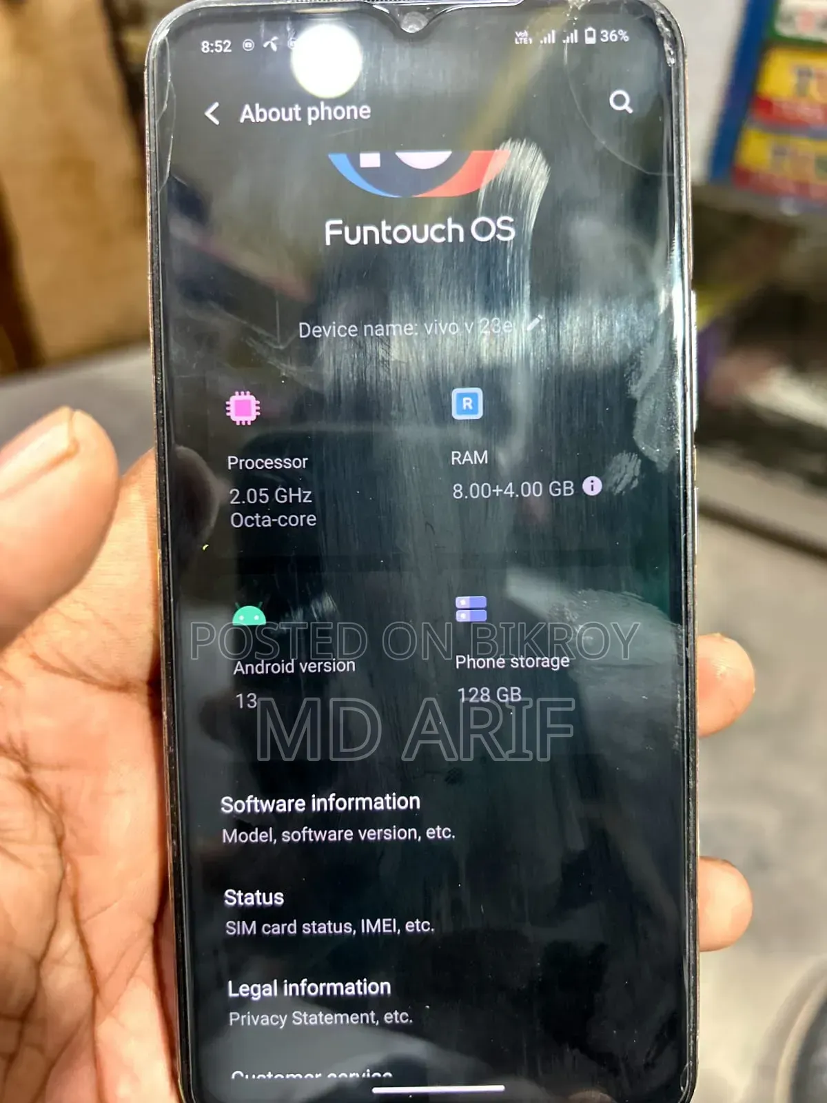 Vivo V23 5G 128 GB Blue