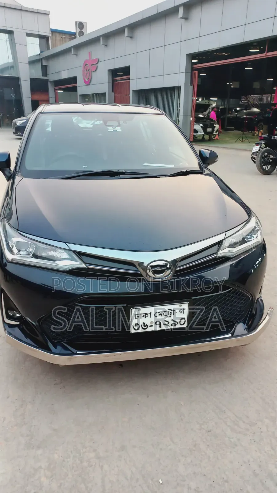টয়োটা এক্সিও ২০১৭ নীল