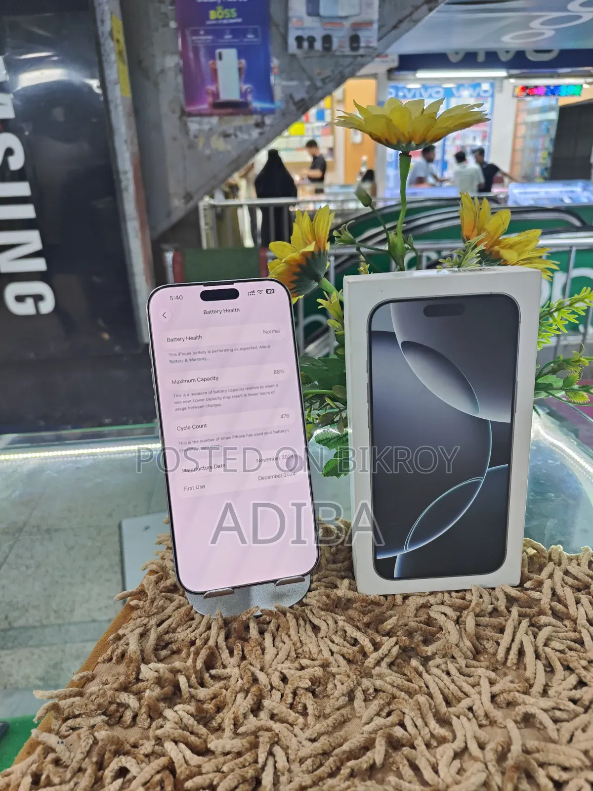 New Apple iPhone 16 Pro Max 256 GB Silver