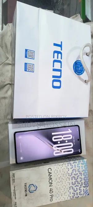 Tecno Camon 40 Pro 4G 256 GB Black