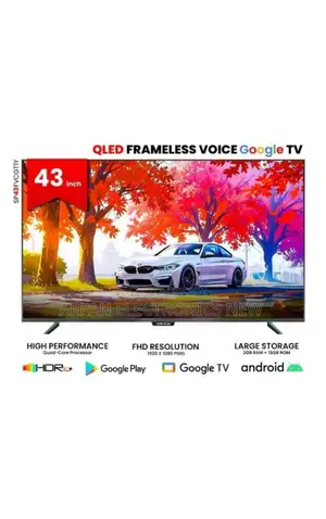 Voice Control TV Sony Plus 43" 4K UHD Android