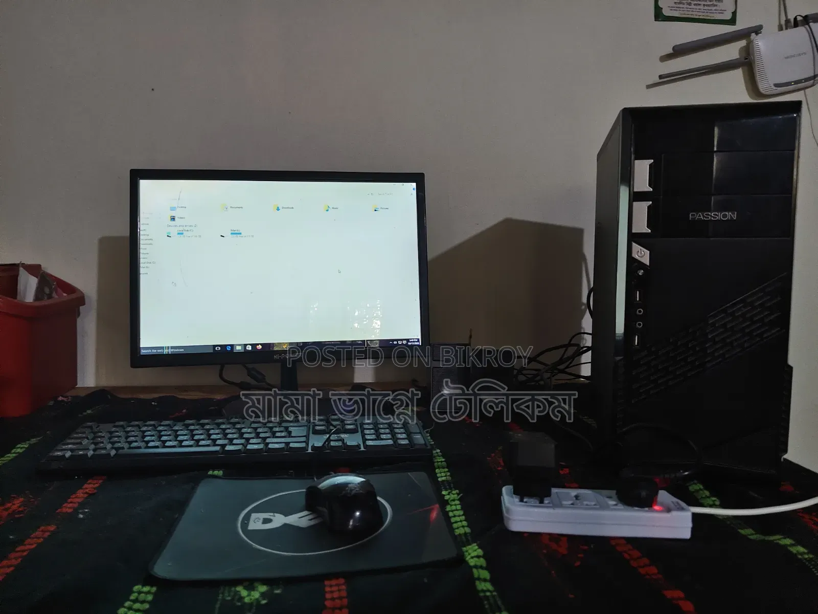 New Desktop Computer 4GB RAM Intel Core i3 Processor 500GB SSD
