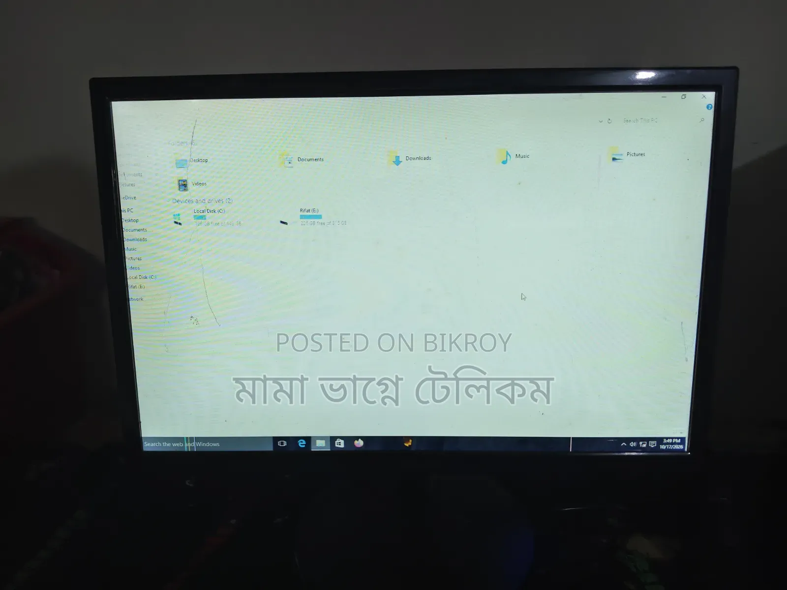 New Desktop Computer 4GB RAM Intel Core i3 Processor 500GB SSD