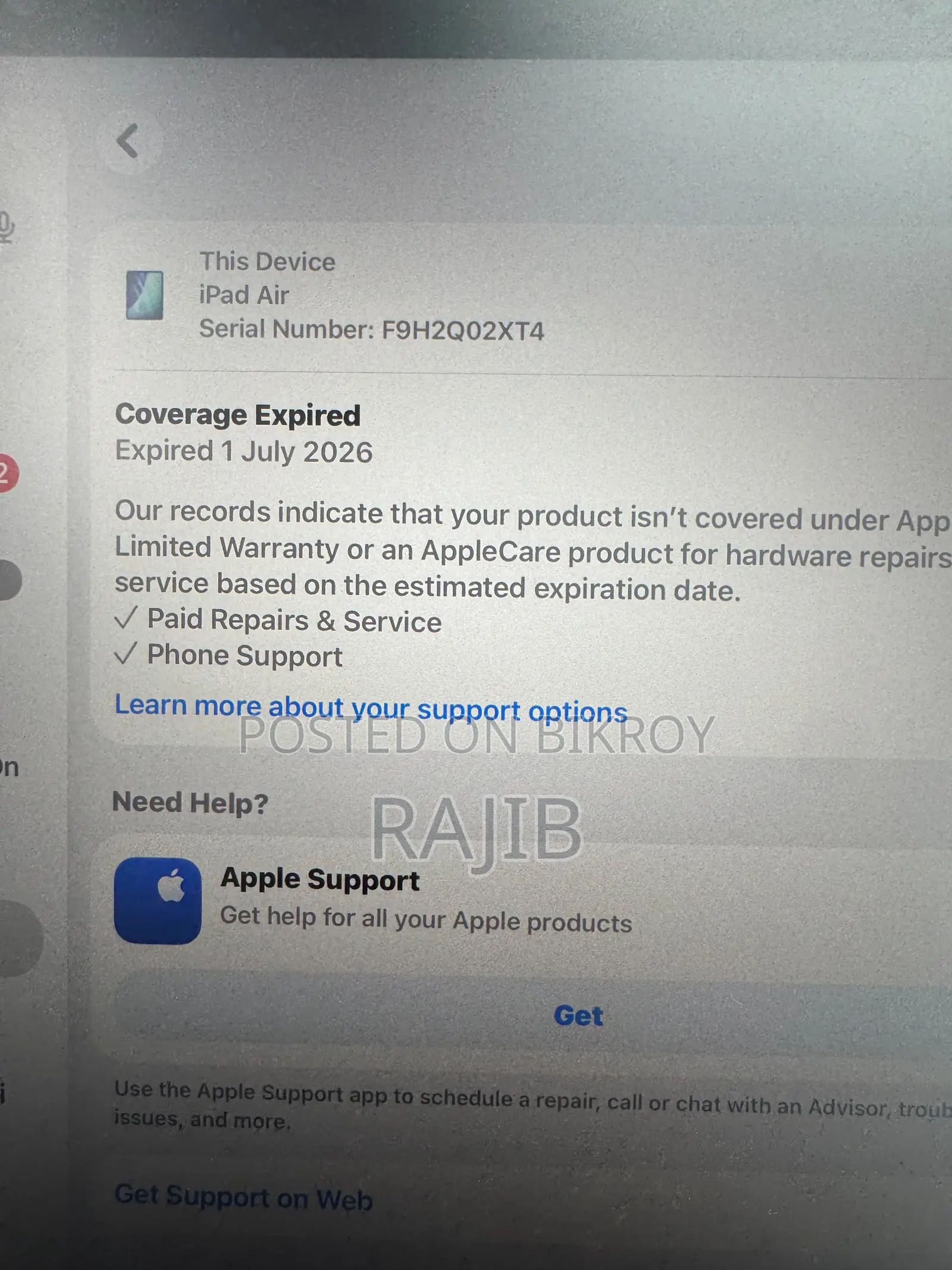 Apple iPad Air 13 (2026) 128 GB Silver