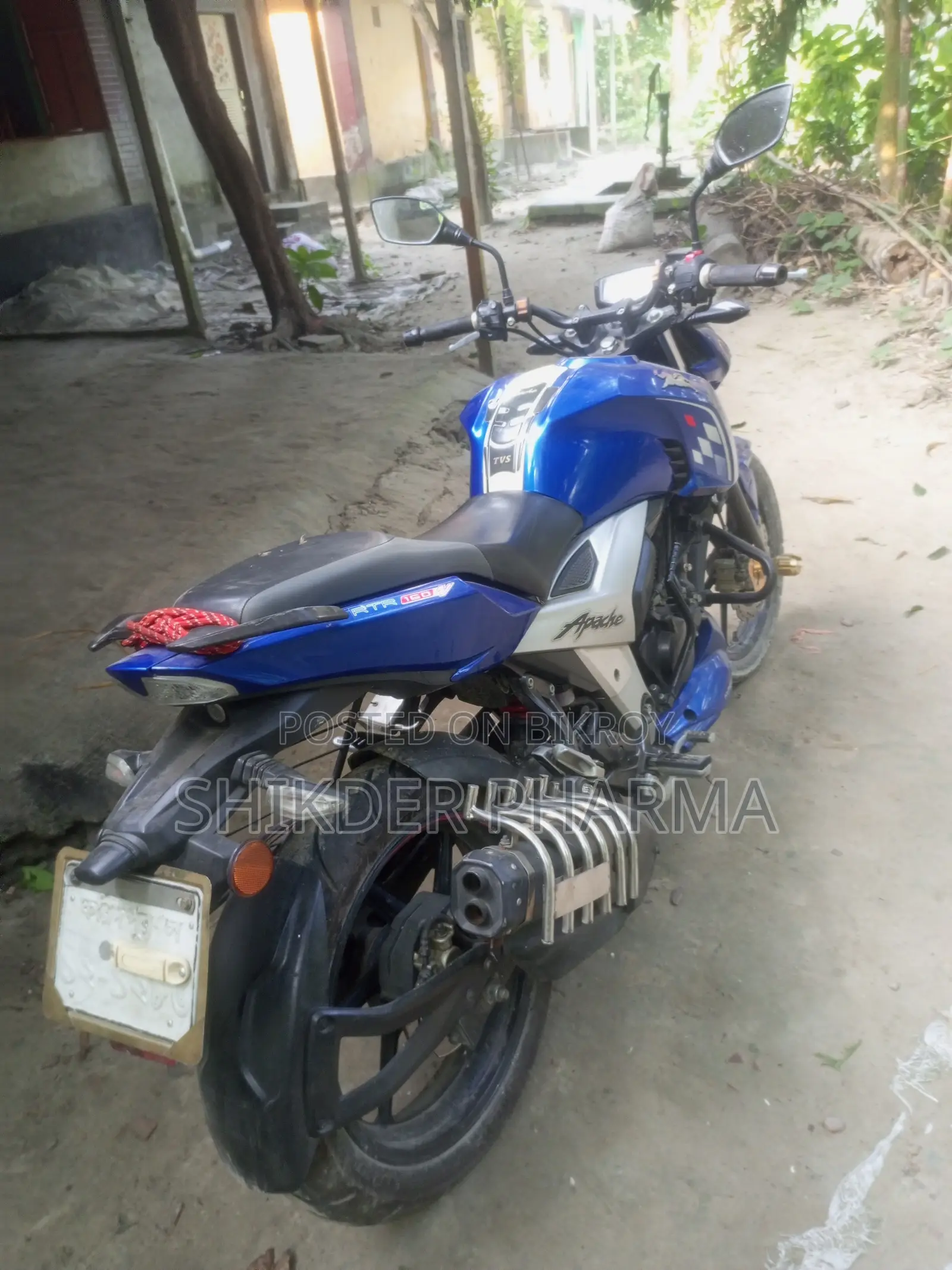 TVS Apache RTR 160 4V 2022 Blue