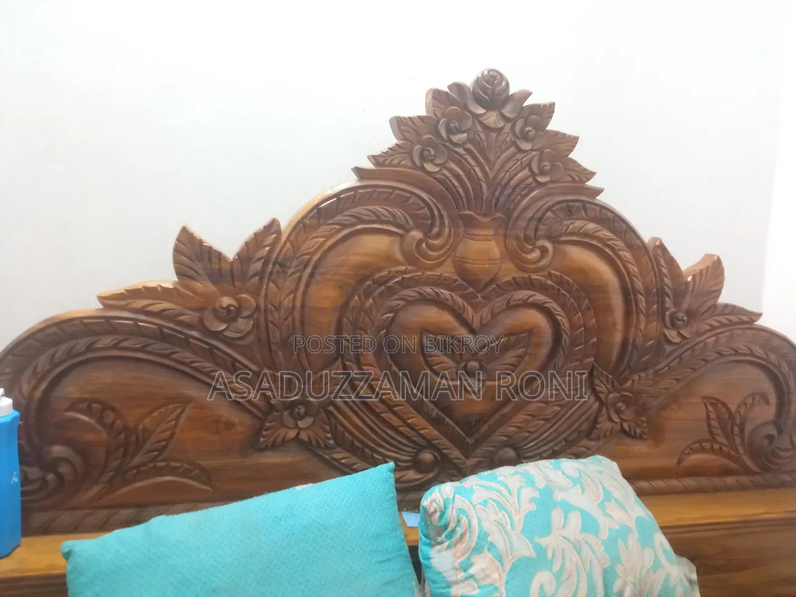 Teak Wood Bed - Only 1 month used