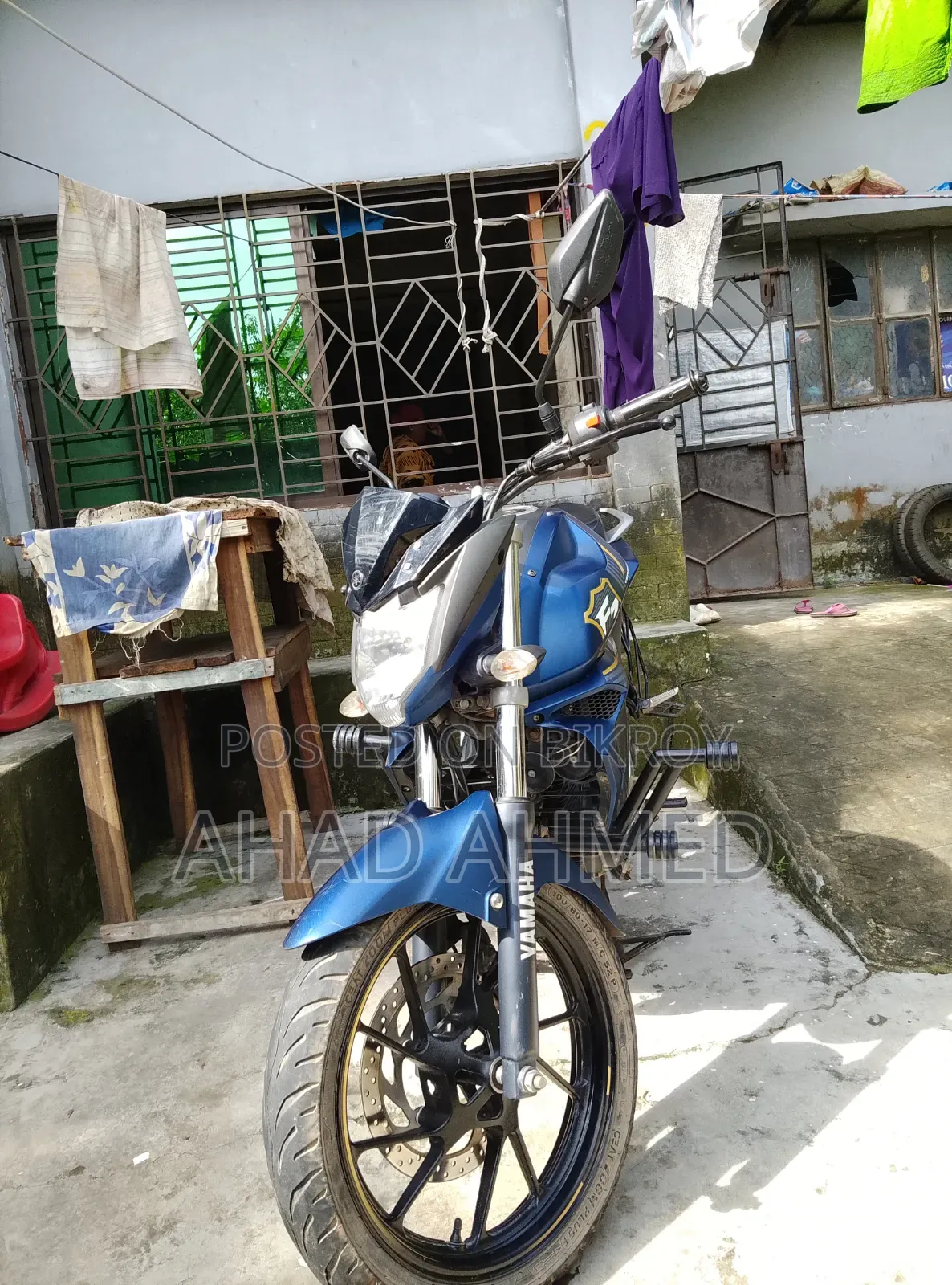 নিউ ইয়ামাহা এফজেডএস ভি২ ২০২৪ ব্লু