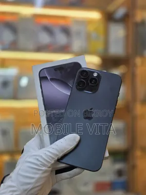 অ্যাপল আইফোন ১৬ প্রো ম্যাক্স ২৫৬ জিবি ব্ল্যাক