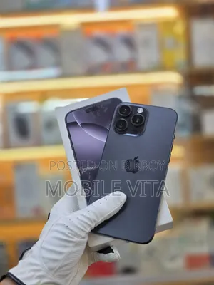 অ্যাপল আইফোন ১৬ প্রো ম্যাক্স ২৫৬ জিবি ব্ল্যাক