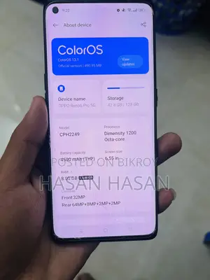 অপো রেনো৬ প্রো ৫জি ১২৮ জিবি ব্ল্যাক