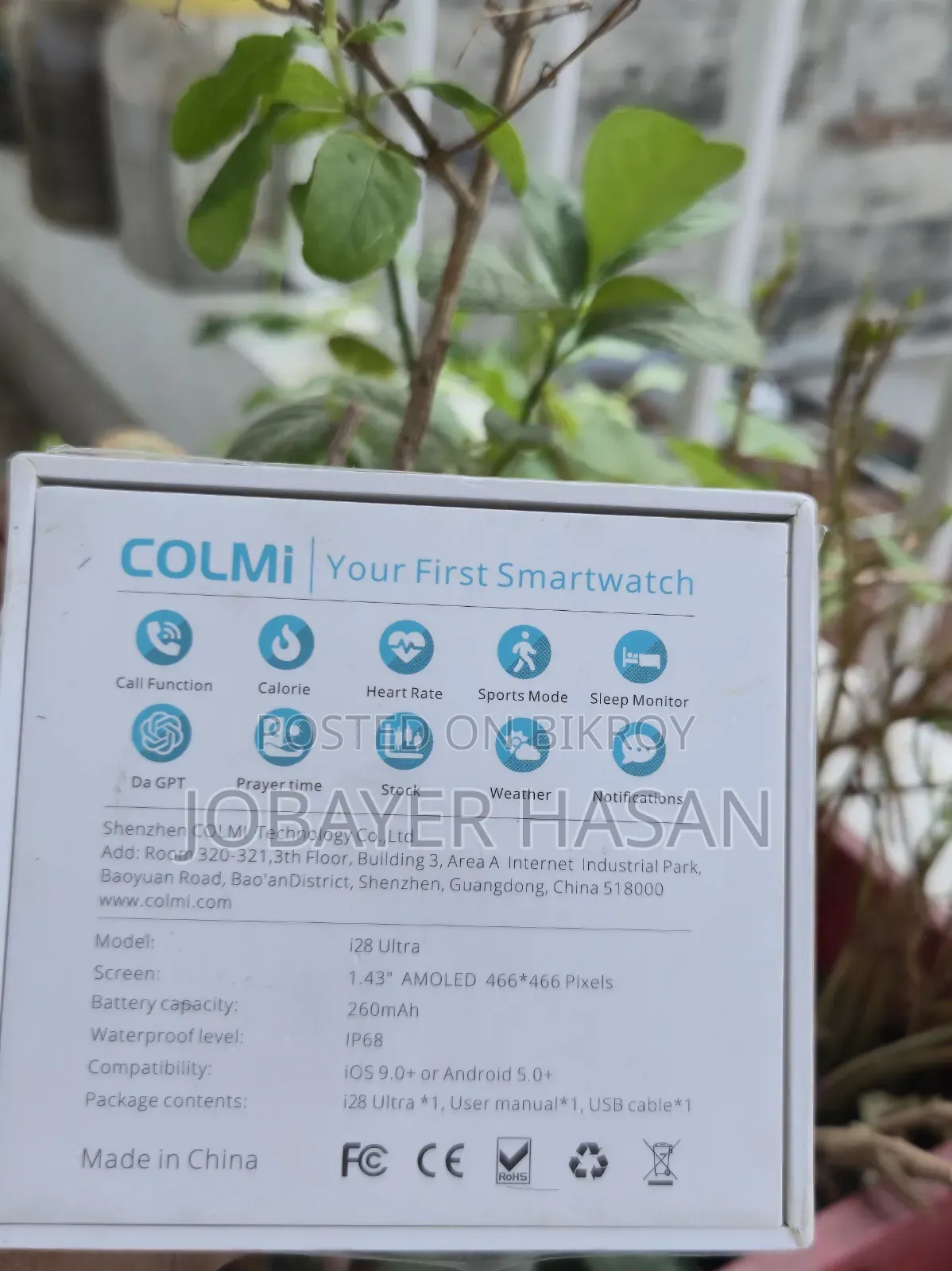 Colmi I28 Ultra Smartwatch