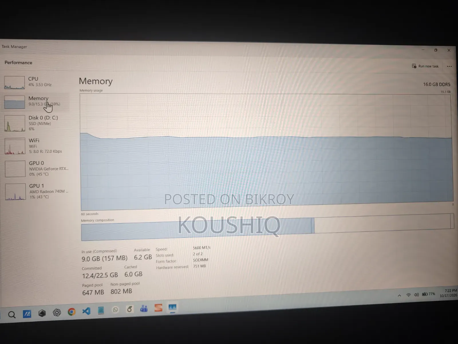 Laptop Asus TUF Gaming A15 16GB AMD Ryzen 7 SSD 512GB