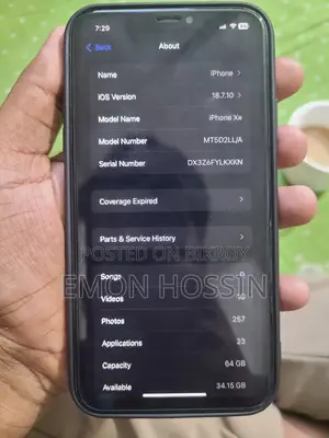 Apple iPhone XR 64 GB Black