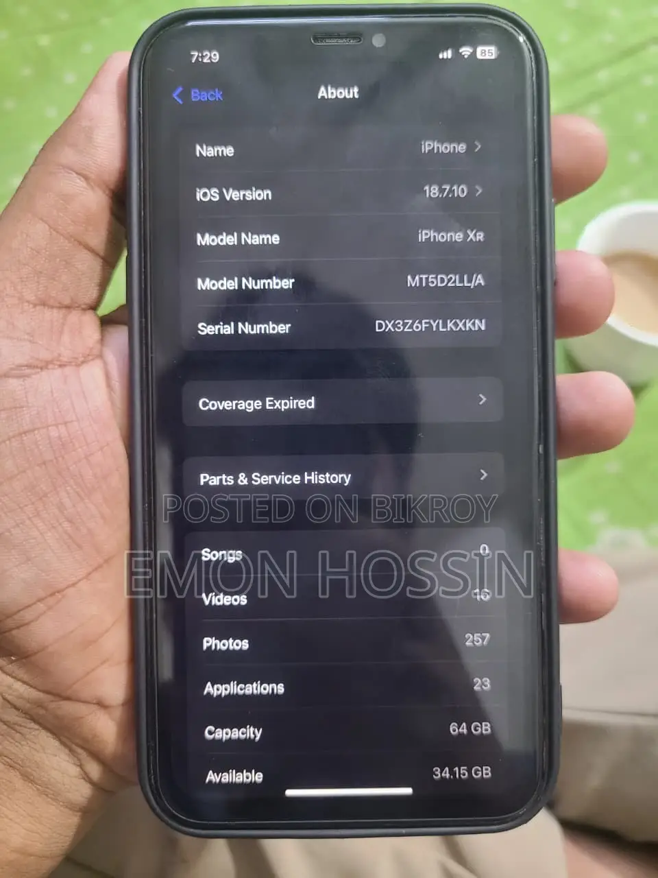 Apple iPhone XR 64 GB Black