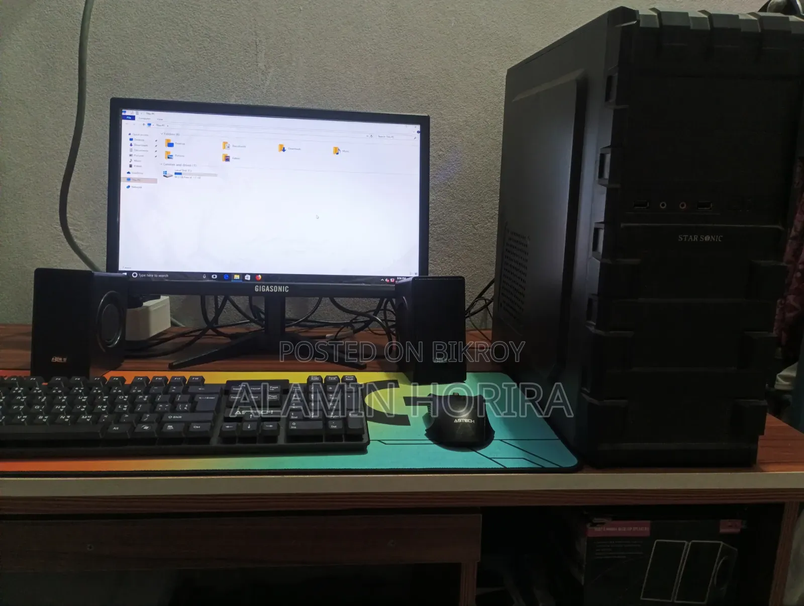 Desktop Computer 4GB Intel Core i3 SSD 128GB