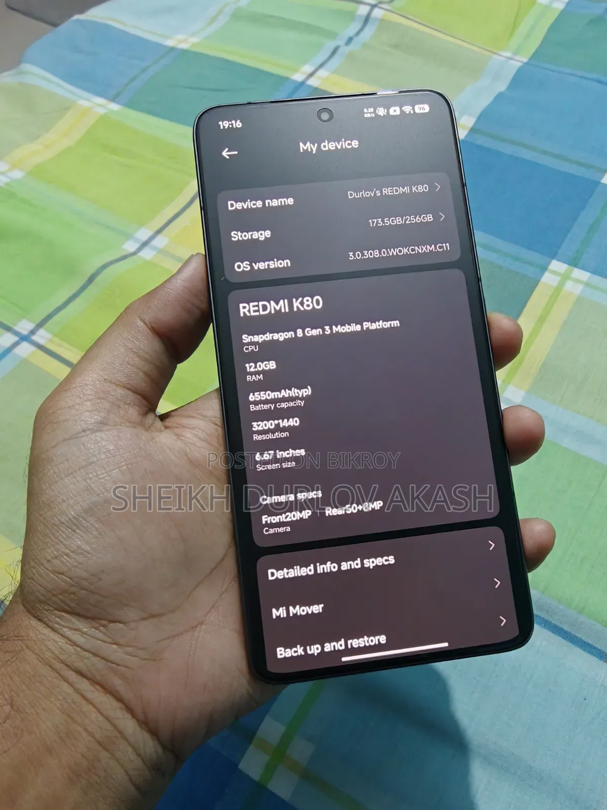 Xiaomi Redmi K80 256 GB Red