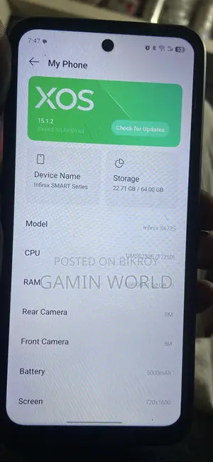 New Infinix 64 GB Black