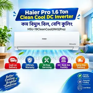 Haier 1.6 TON Inverter Type Air Conditioner.
