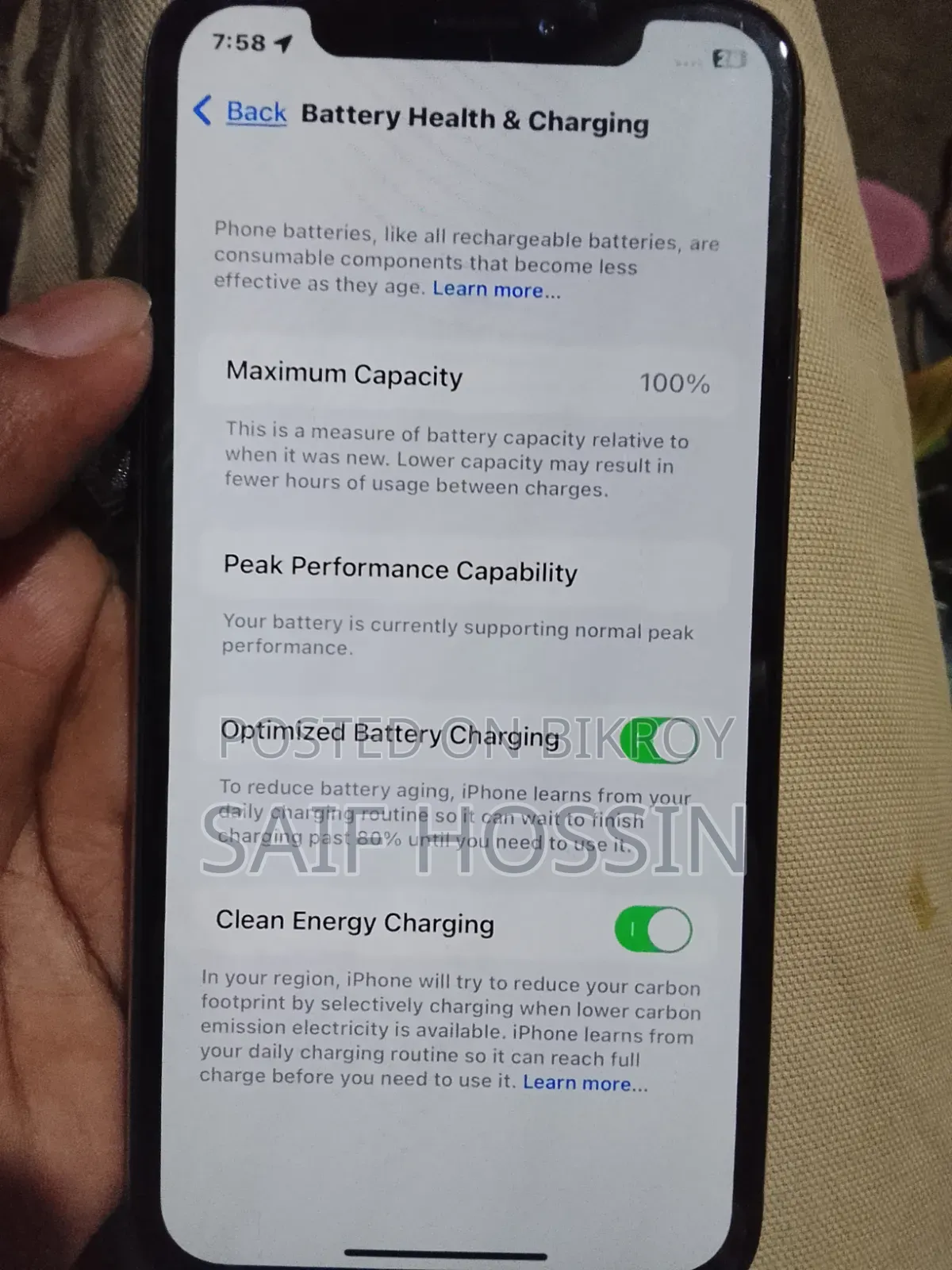 Apple iPhone X 64 GB White