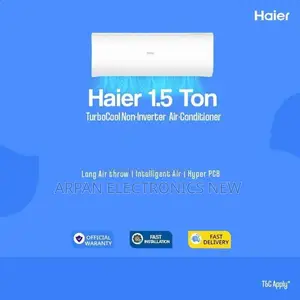 Haier Non Inverter 1.5 Ton 100% Full 18000 BTU Capacity