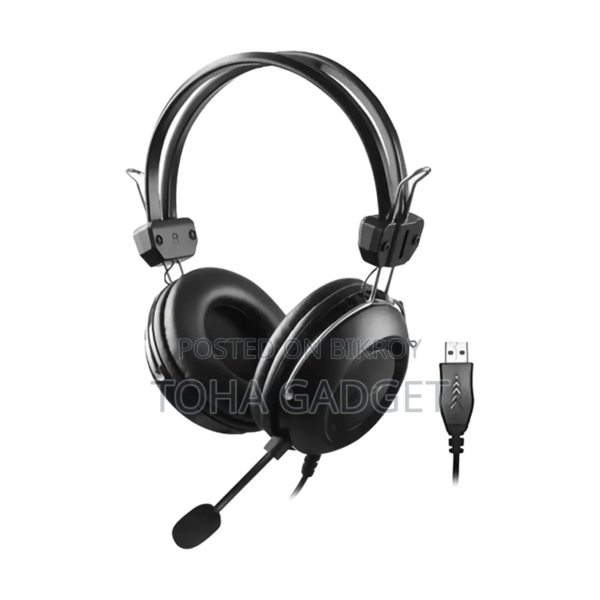 A4 Tech Hu 35 USB Black Headphone
