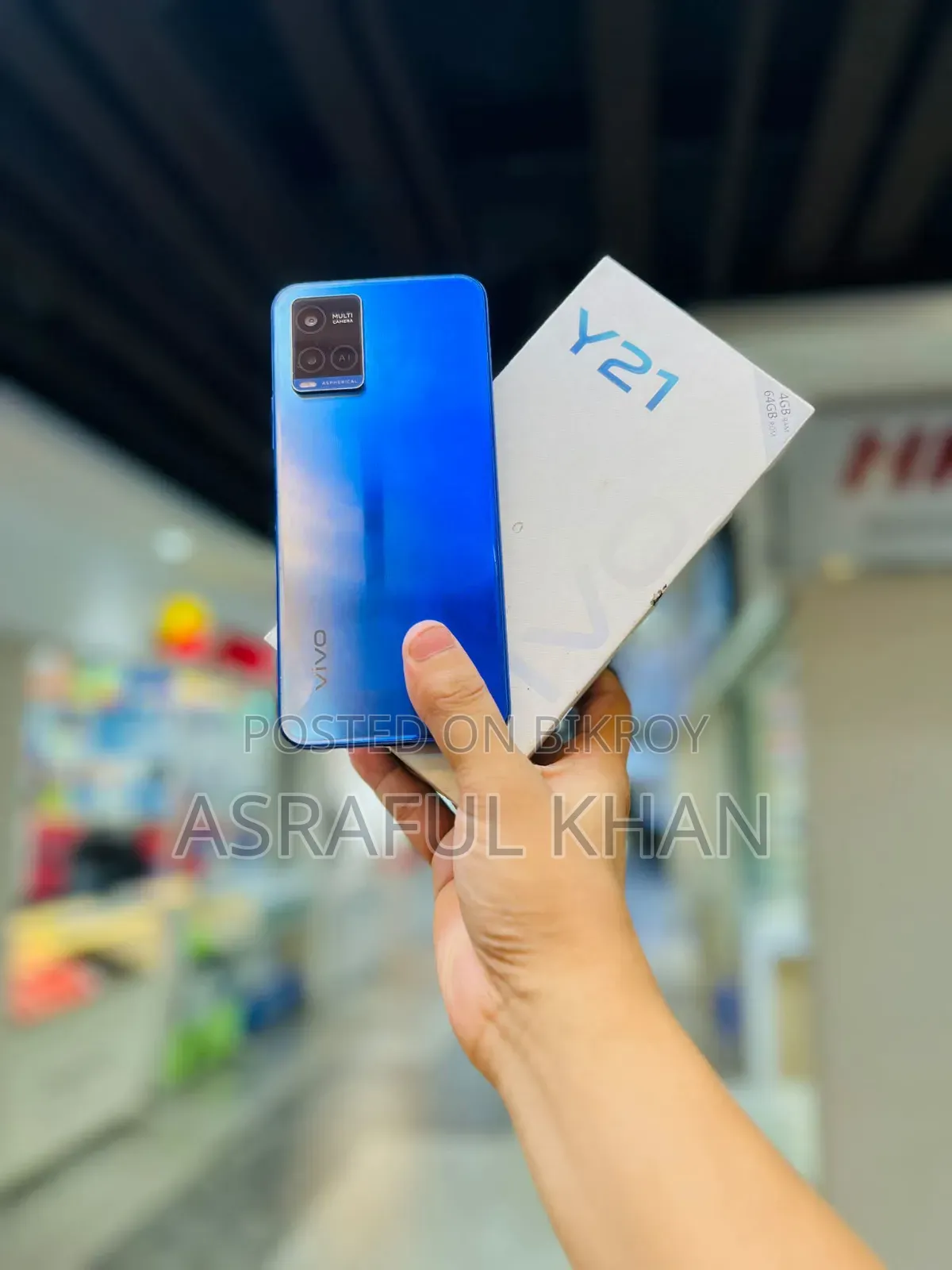 Vivo Y21 64 GB Blue
