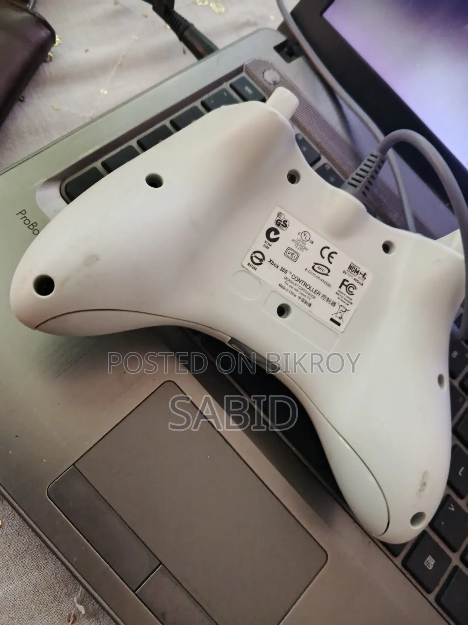 Gamepad for Microsoft Xbox 360, PC Windows, XP, Vista, Win7