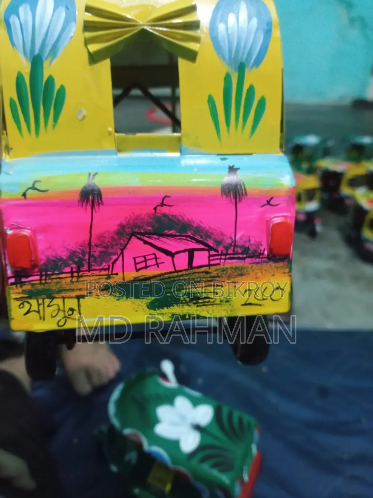 মিনিয়েচার শোপিস রিক্সা,সিএনজি, ঠেলাগাড়ি ,ভ্যান গাড়ি খুচরা ও পাইকারি