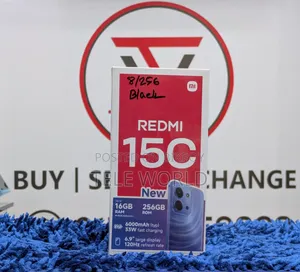 New Xiaomi Redmi 15C 4G 256 GB Black