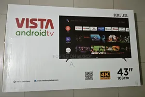  New Vista 43” FHD Android Smart TV — Urgent Sale! 