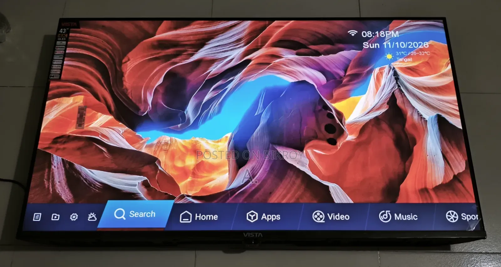  New Vista 43” FHD Android Smart TV — Urgent Sale! 
