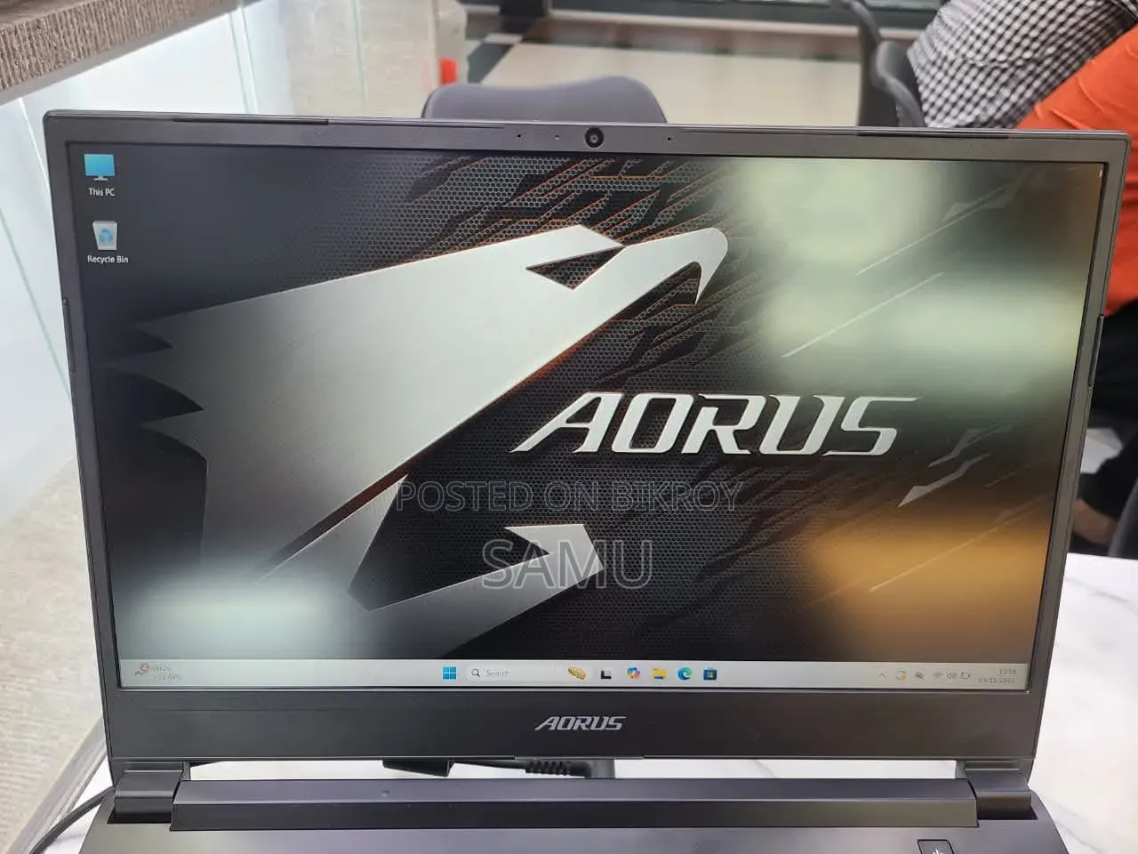 Laptop Gigabyte Aorus 16GB Intel Core i5 SSD 512GB