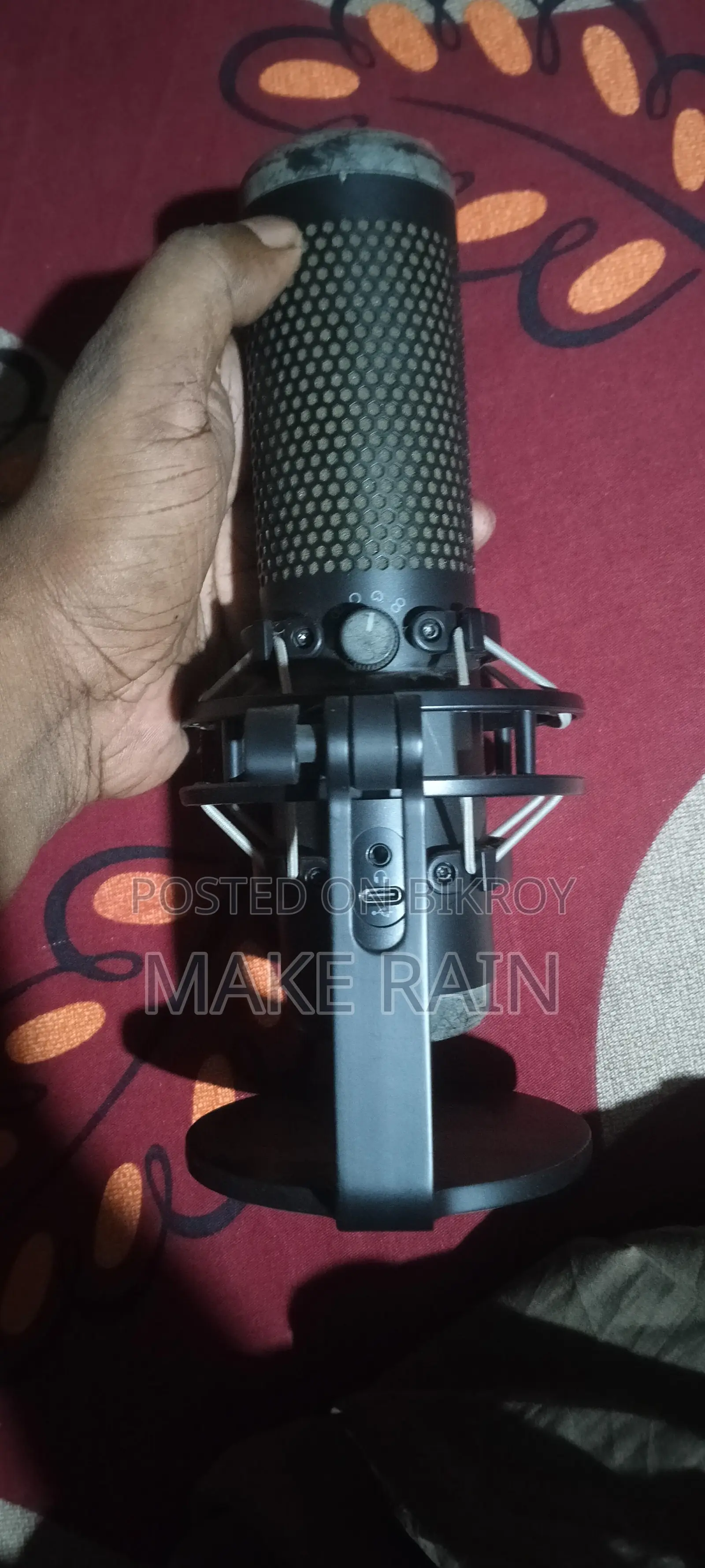 HyperX QuadCast S – RGB USB Condenser Microphone