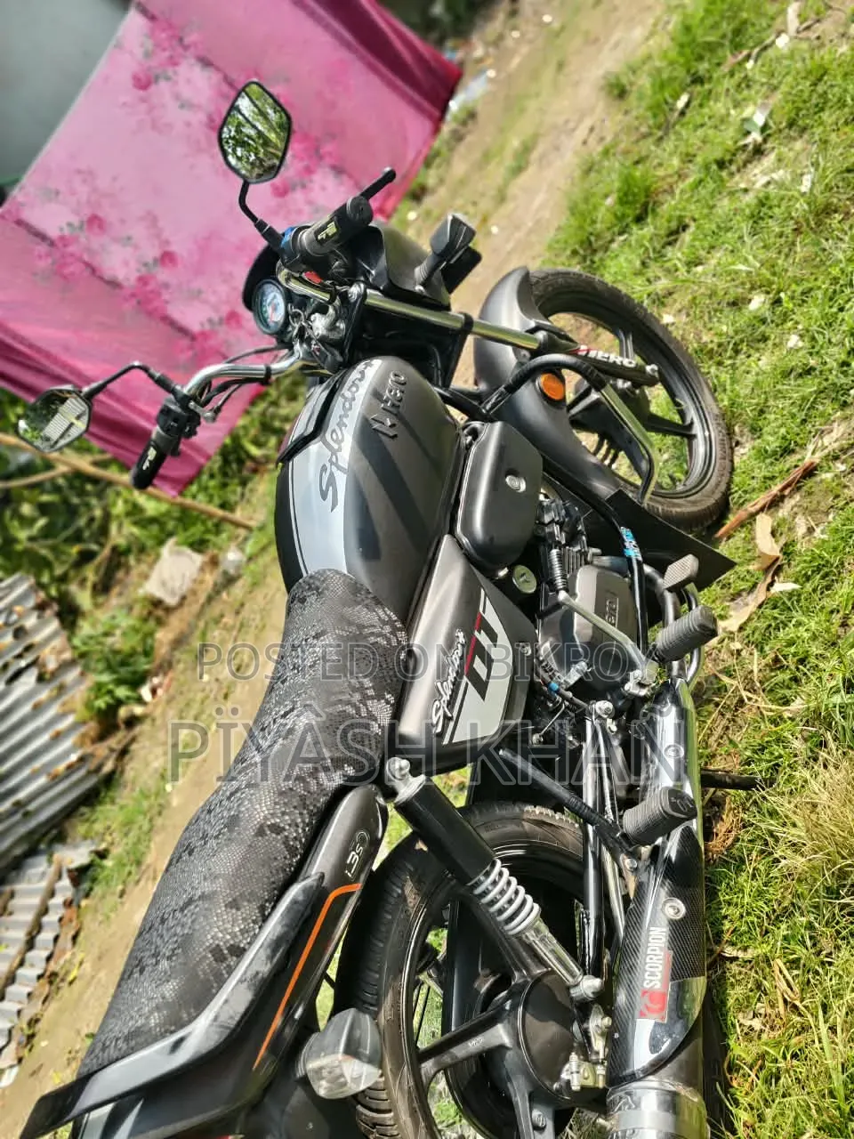 হিরো স্প্লেন্ডার প্লাস আইথ্রিএস আইবিএস ২০২৪ গ্রে