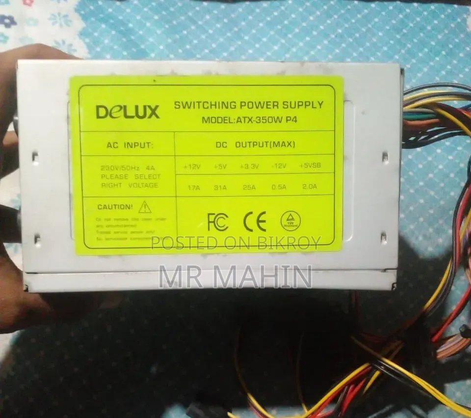 Delux ATX-350W P4 Power Supply