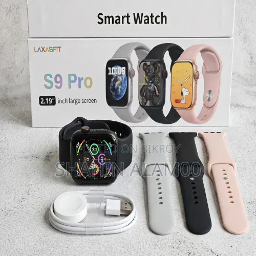 LAXASFIT S9 Pro Smatch - 2.19" Large Screen With Wireless Charging