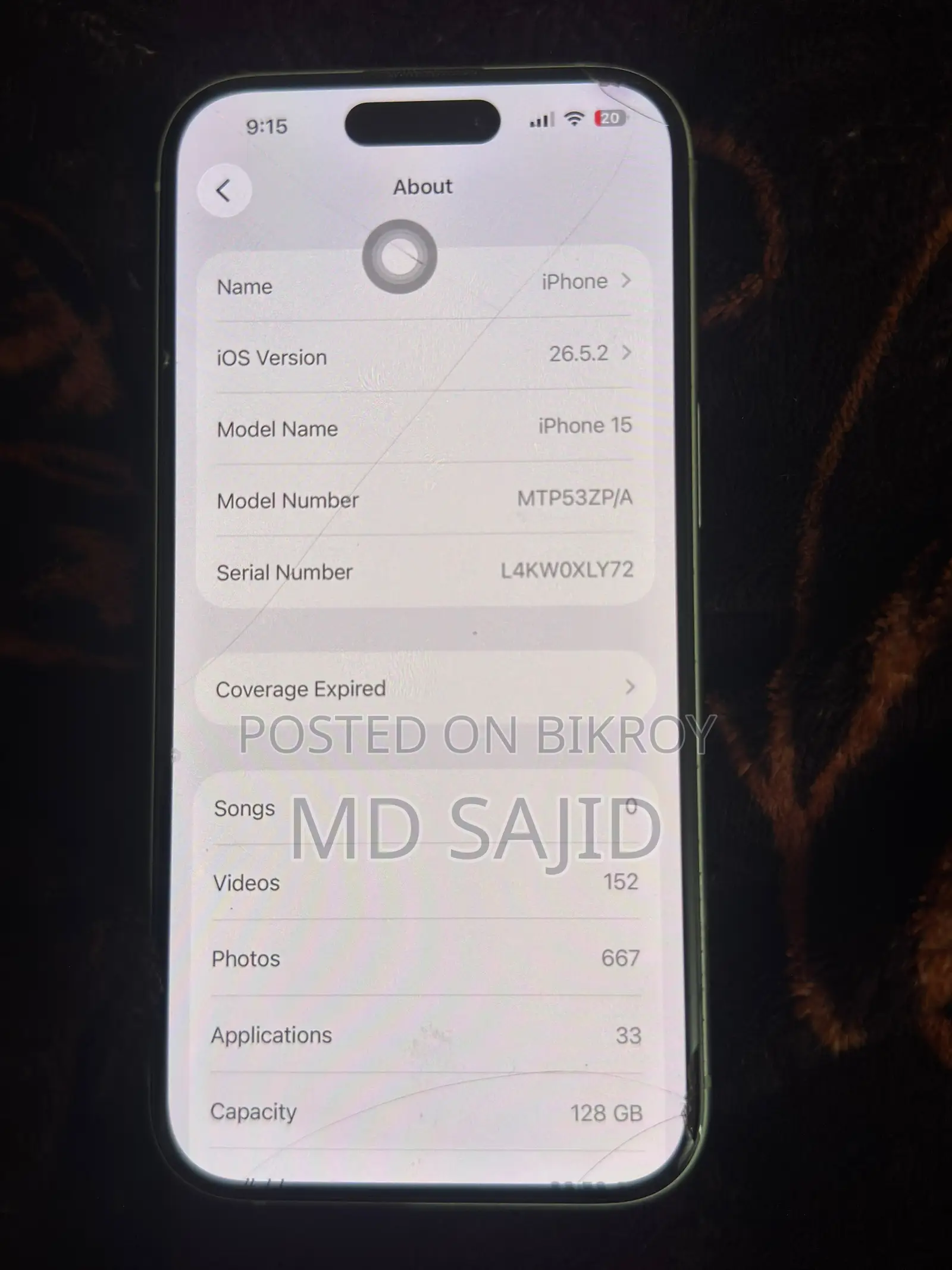 Apple iPhone 15 128 GB Green