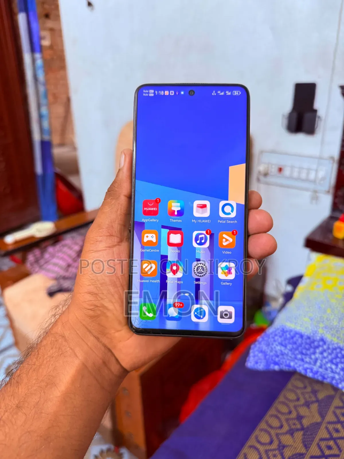 হুয়াওয়ে নোভা ১১ ১২৮ জিবি ব্লু