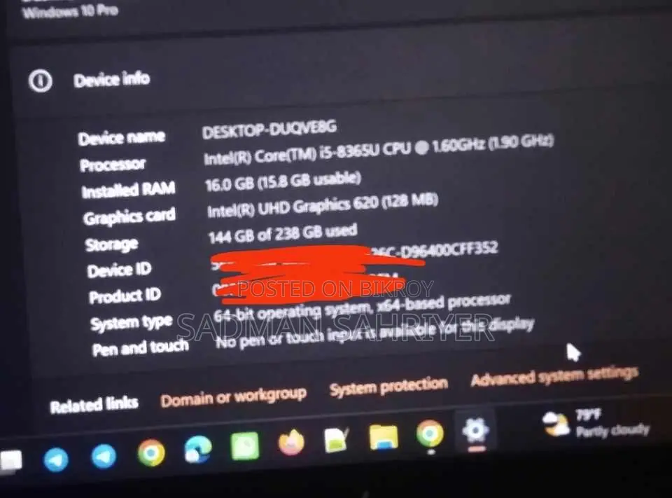 Laptop HP ZBook 14u G6 16GB Intel Core i5 SSD 256GB