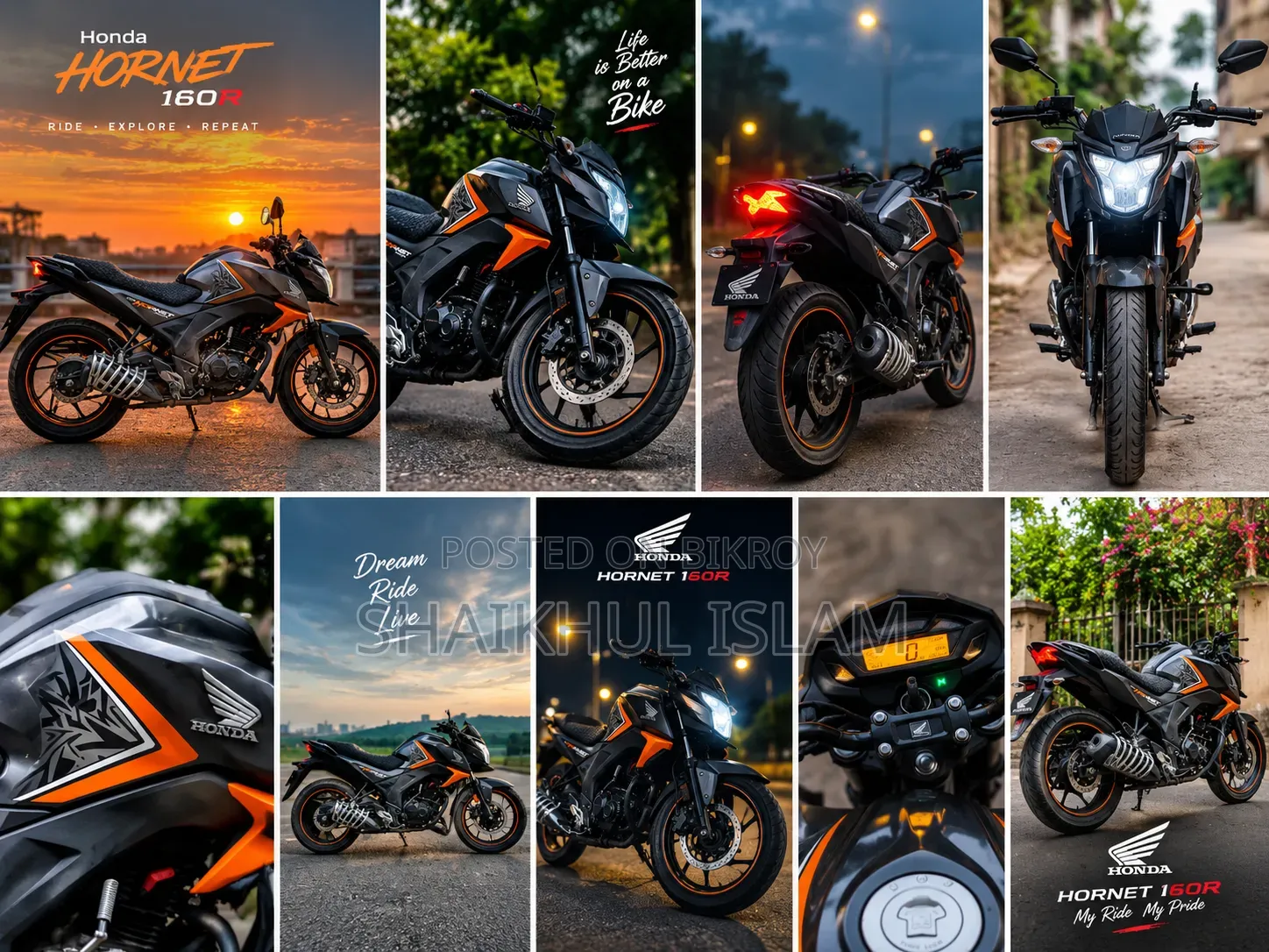 Honda Hornet 2018 Yellow