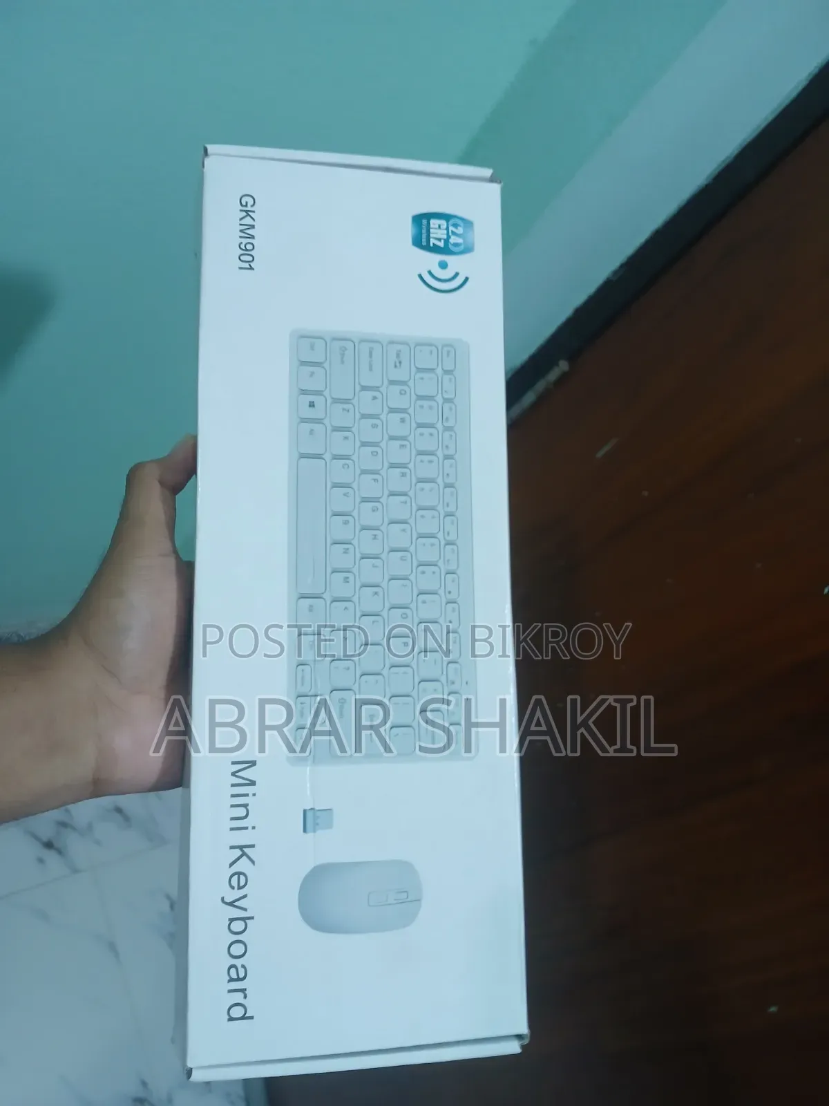জিকেএম৯০১ ওয়্যারলেস কিবোর্ড ও মাউস কম্বো বিক্রি হবে