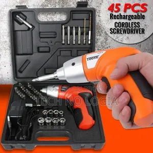 Cordless Electric Screwdriver Tool Kit