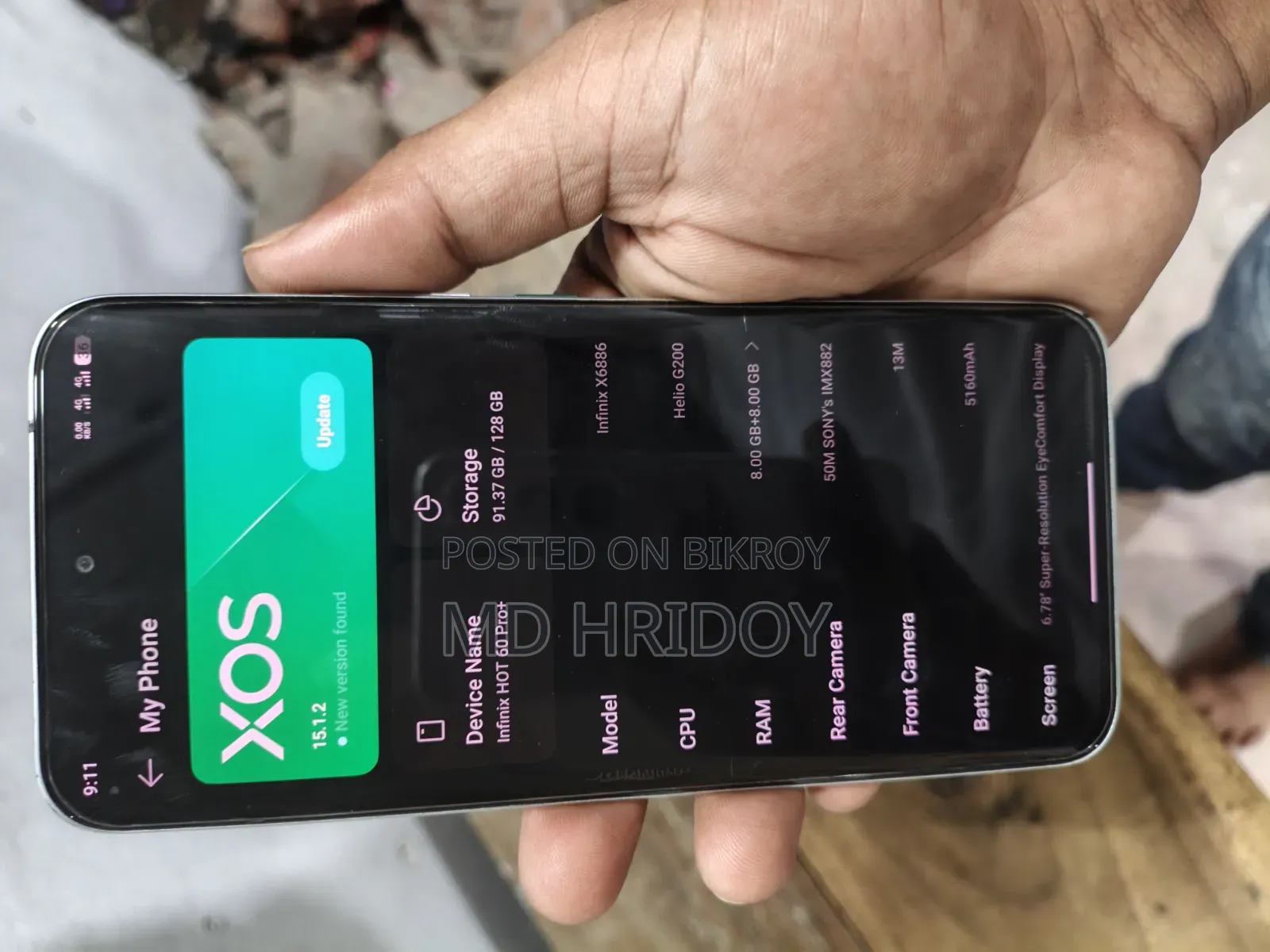 Infinix Hot 60 Pro+ 128 GB Silver