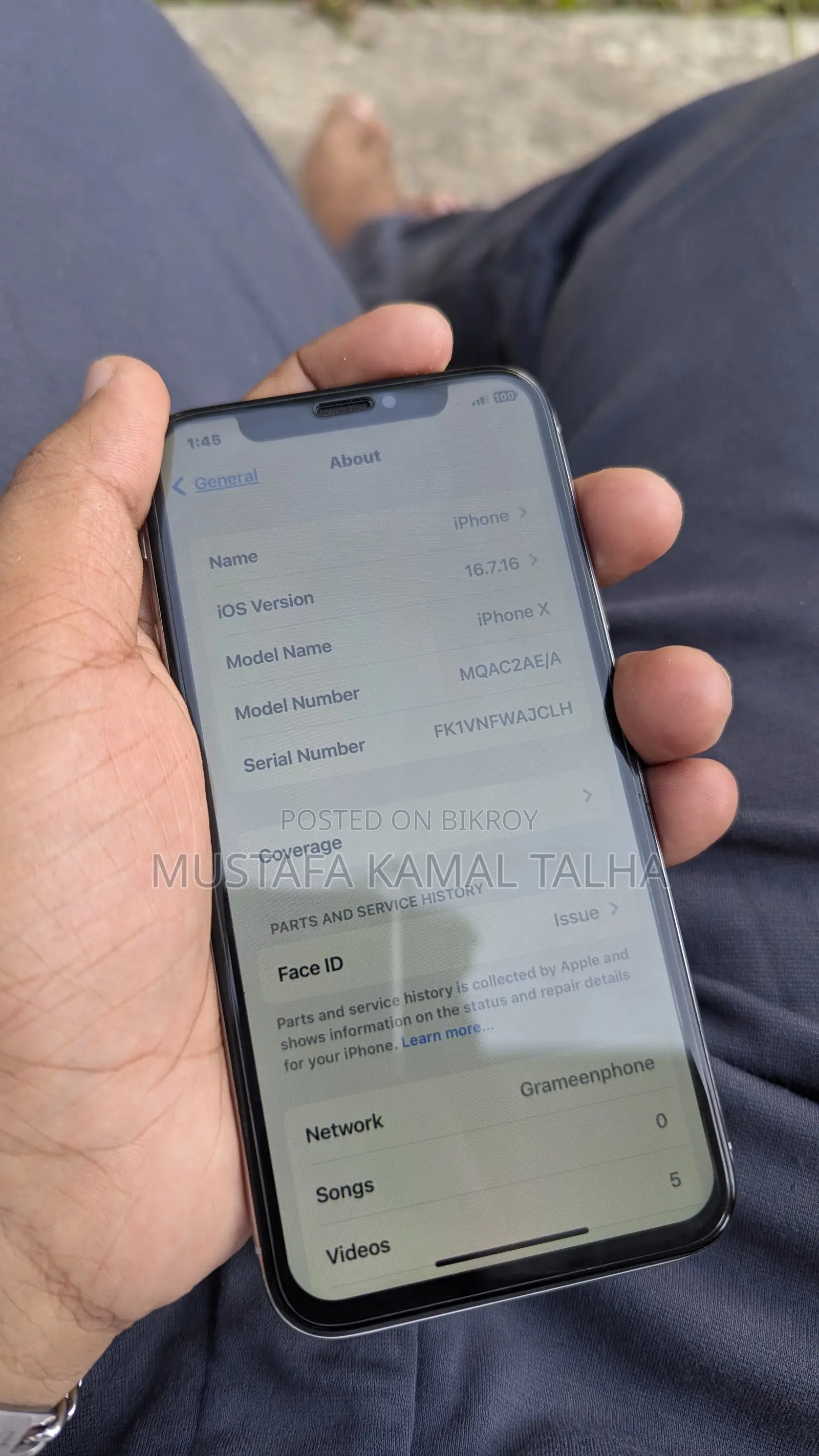 New Apple iPhone X 64 GB Rose Gold