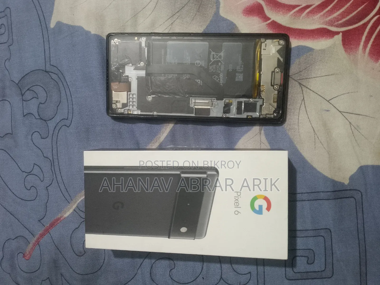 গুগল পিক্সেল ৬ ১২৮ জিবি কালো