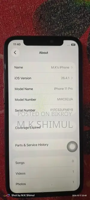 Apple iPhone 11 Pro Max 256 GB Pink