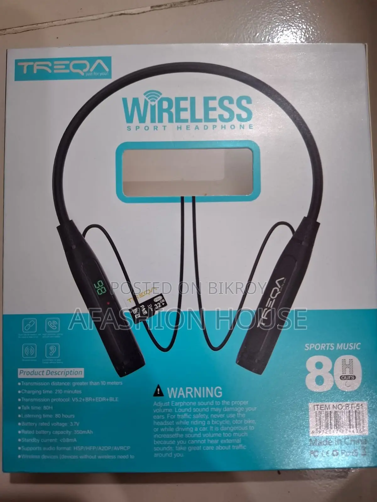 Sports Headphone (Brand New)